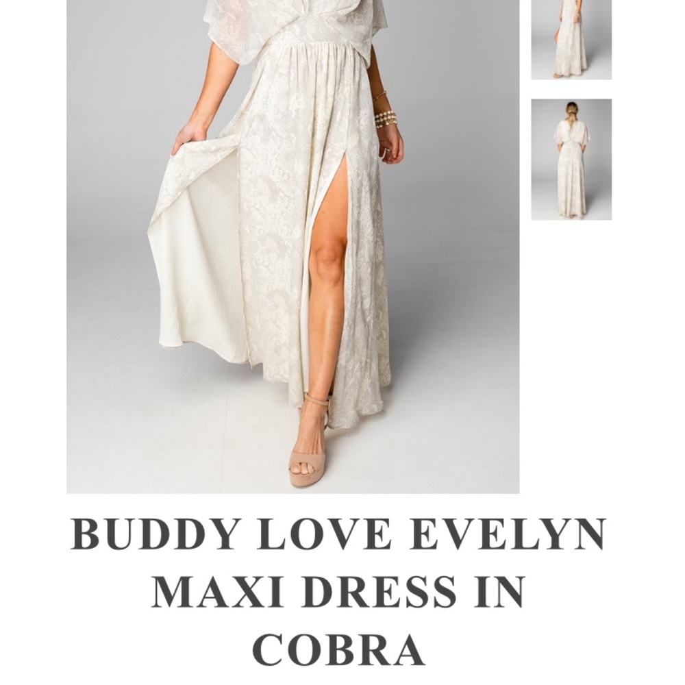 ISO Evelyn maxi dress in cobra Med or Large